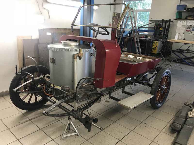 Stanley Dampfmotor Wagen Restauration 01