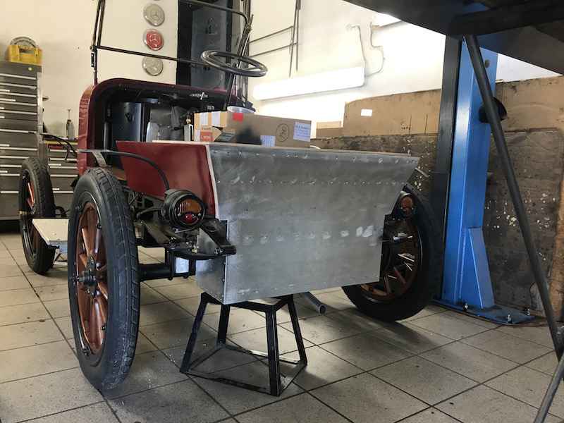 Stanley Dampfmotor Wagen Restauration 05