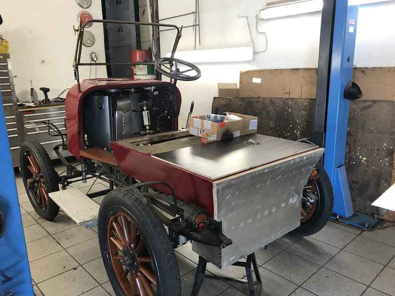 Stanley Dampfmotor Wagen Restauration 06